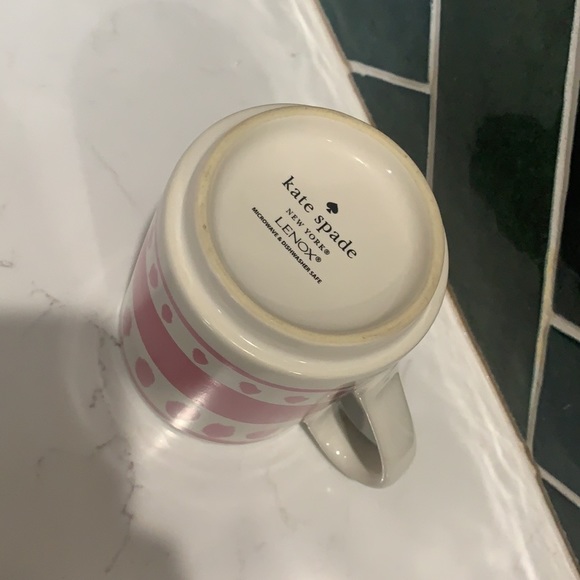 Last Chance!! Kate Spade Mug Pink 80s/90s Design - Picture 4 of 4